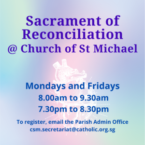 Sacrament of Reconciliation 8am