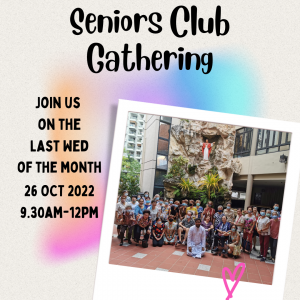 Seniors Club Gathering