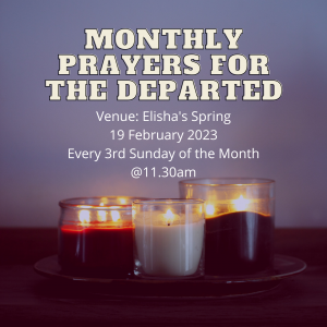 Elisha's Spring monthly prayers