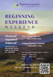 Beginning Experience Weekend 2024