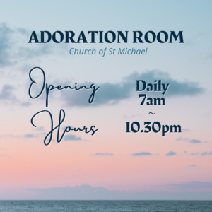 Adoration Room Updated (10.30pm)