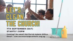 Let's Clean up the Church