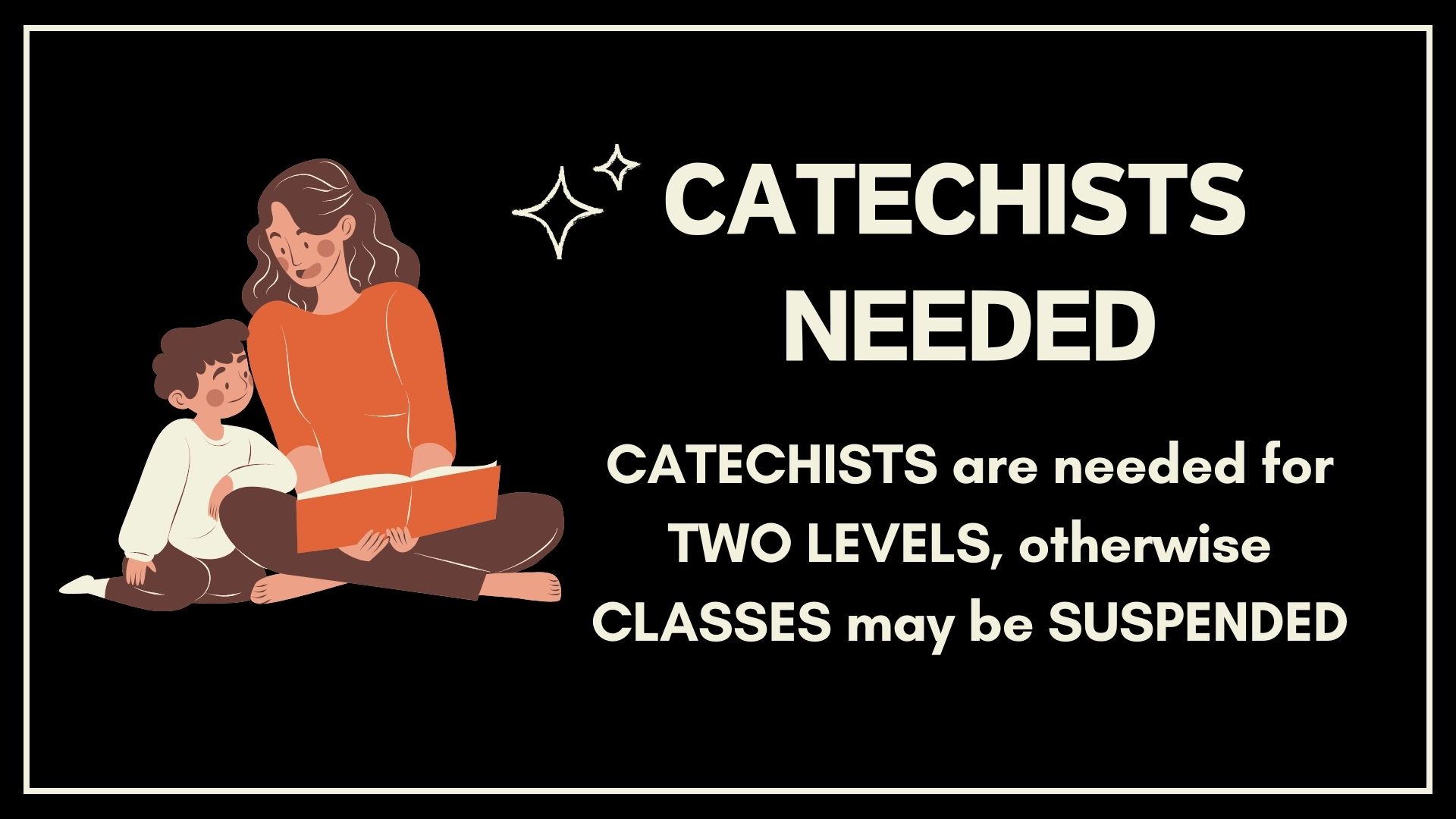 Catechists Needed (Updated)
